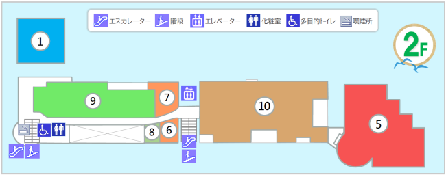 フロアガイド 2F